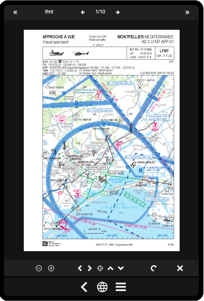 Microsoft Flight Simulator PDF reader